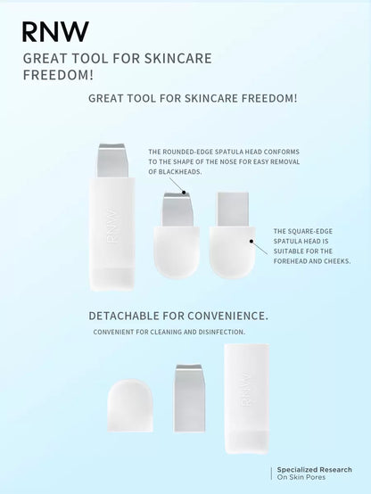 RNW Blackhead Removal Tool, Pore Cleanser, Facial Cleaning Scraper, Deep Facial Cleansing Skincare Tool, Suitable For Men And Women, Brand Beauty Cosmetics