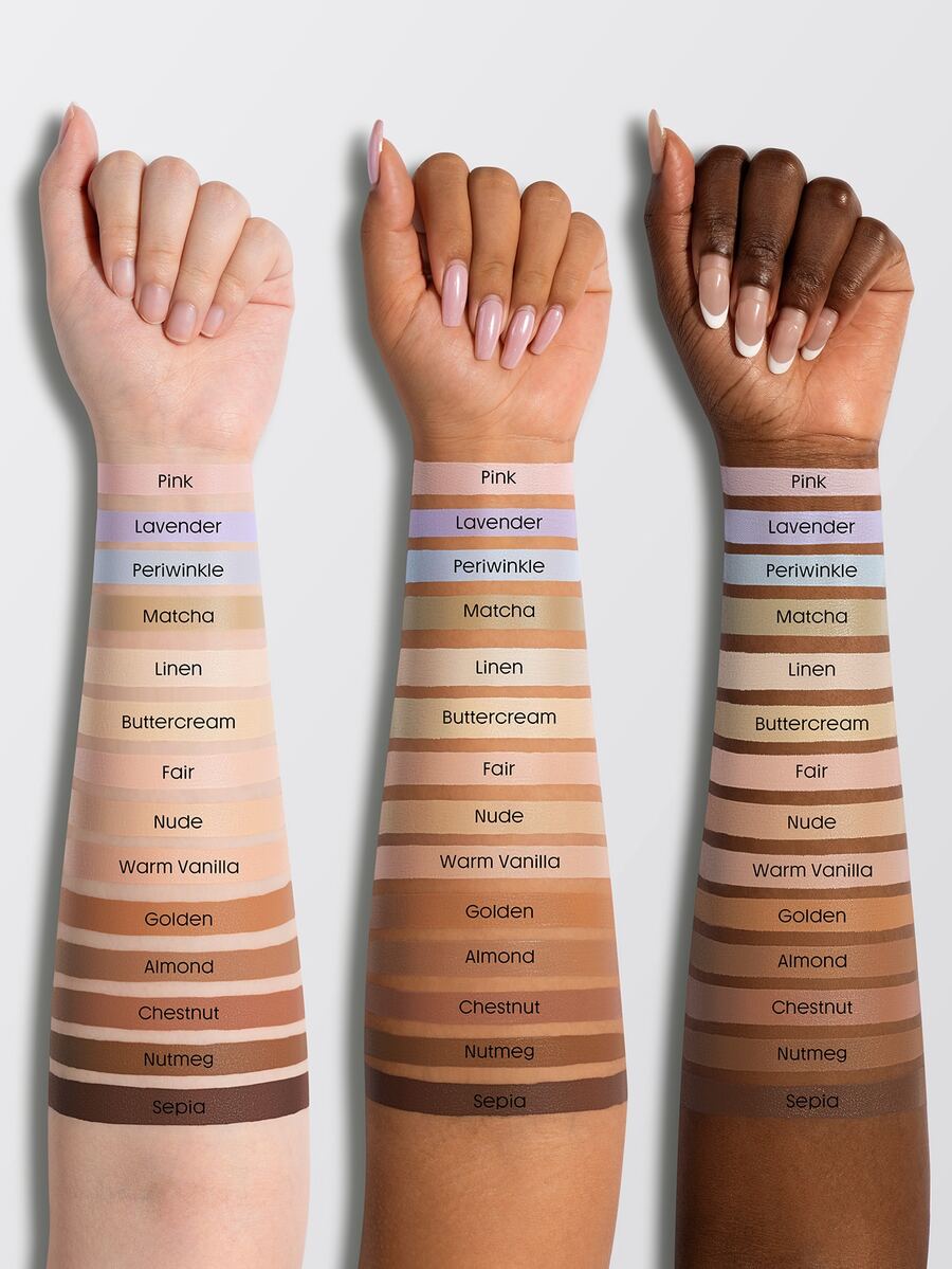 SHEGLAM Hideaway Full-Coverage Concealer-Nude Color Corrector Brightener And Highlighter Brand Beauty Cosmetic Makeup For Women And Girls
