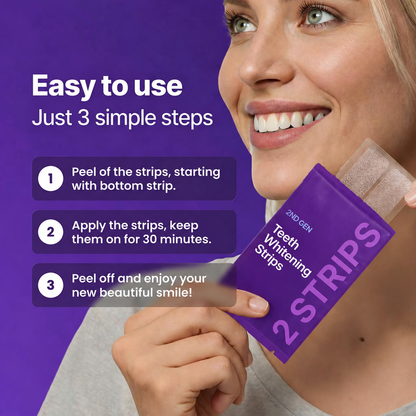 MORVAIL Purple Teeth Whitening Strips