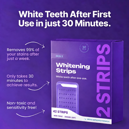 MORVAIL Purple Teeth Whitening Strips