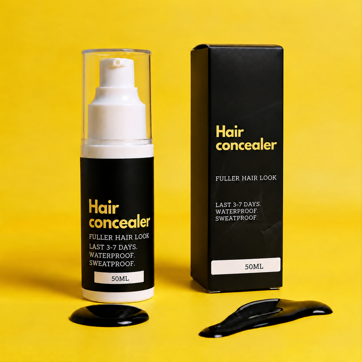 Hair Concealer waterproof result