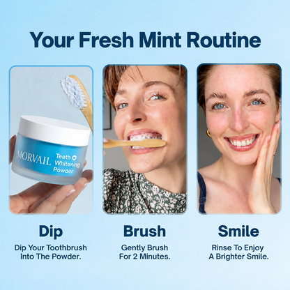 MORVAIL Fresh Mint Teeth Whitening Powder — image 5