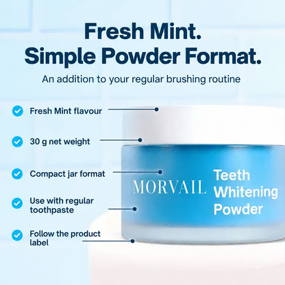 MORVAIL Fresh Mint Teeth Whitening Powder — image 6