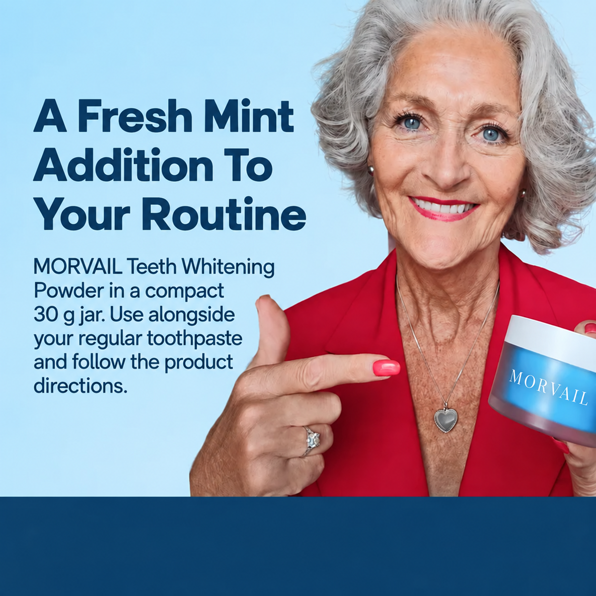 MORVAIL Fresh Mint Teeth Whitening Powder — image 7