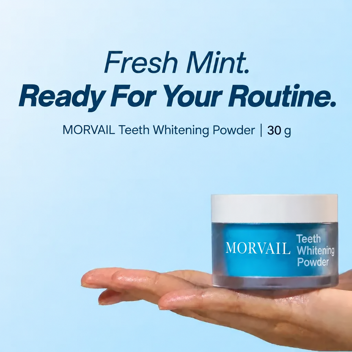 MORVAIL Fresh Mint Teeth Whitening Powder — image 9